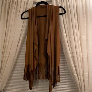 Suede vest